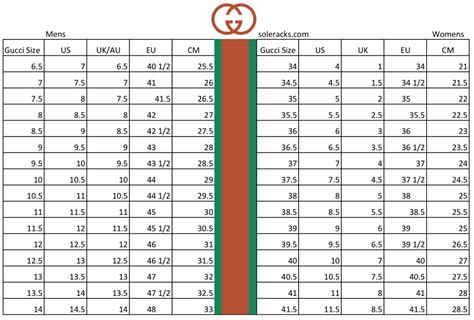 gucci sneaker sizes|Gucci slide size chart.